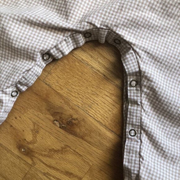 Cachcach 18M Sherpa gingham frog Romper - Picture 2 of 5